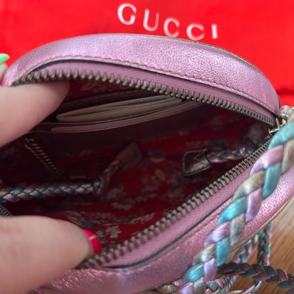 Gucci Metallic Colorblock Trapuntata Mini Camera Bag - Picture 3 of 4
